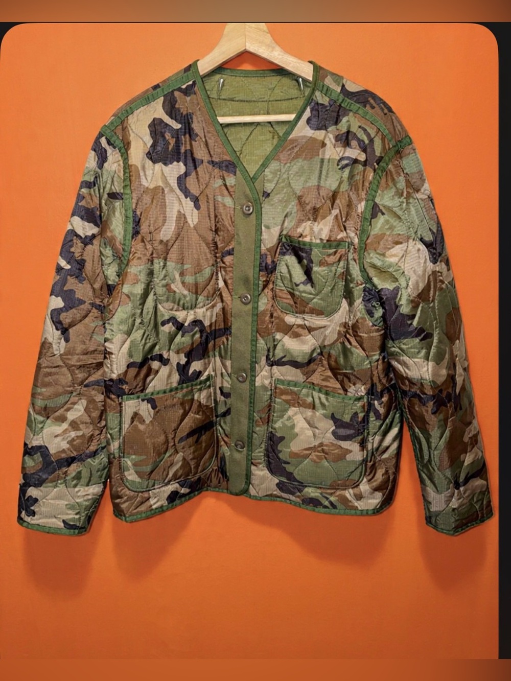 Ralph Lauren polo vintage reversible camo patterned field jacket size large